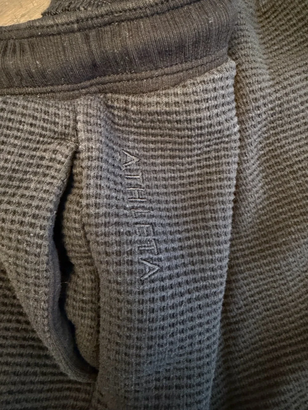 Athleta Black Waffle Waistband Joggers - Picture 5 of 8